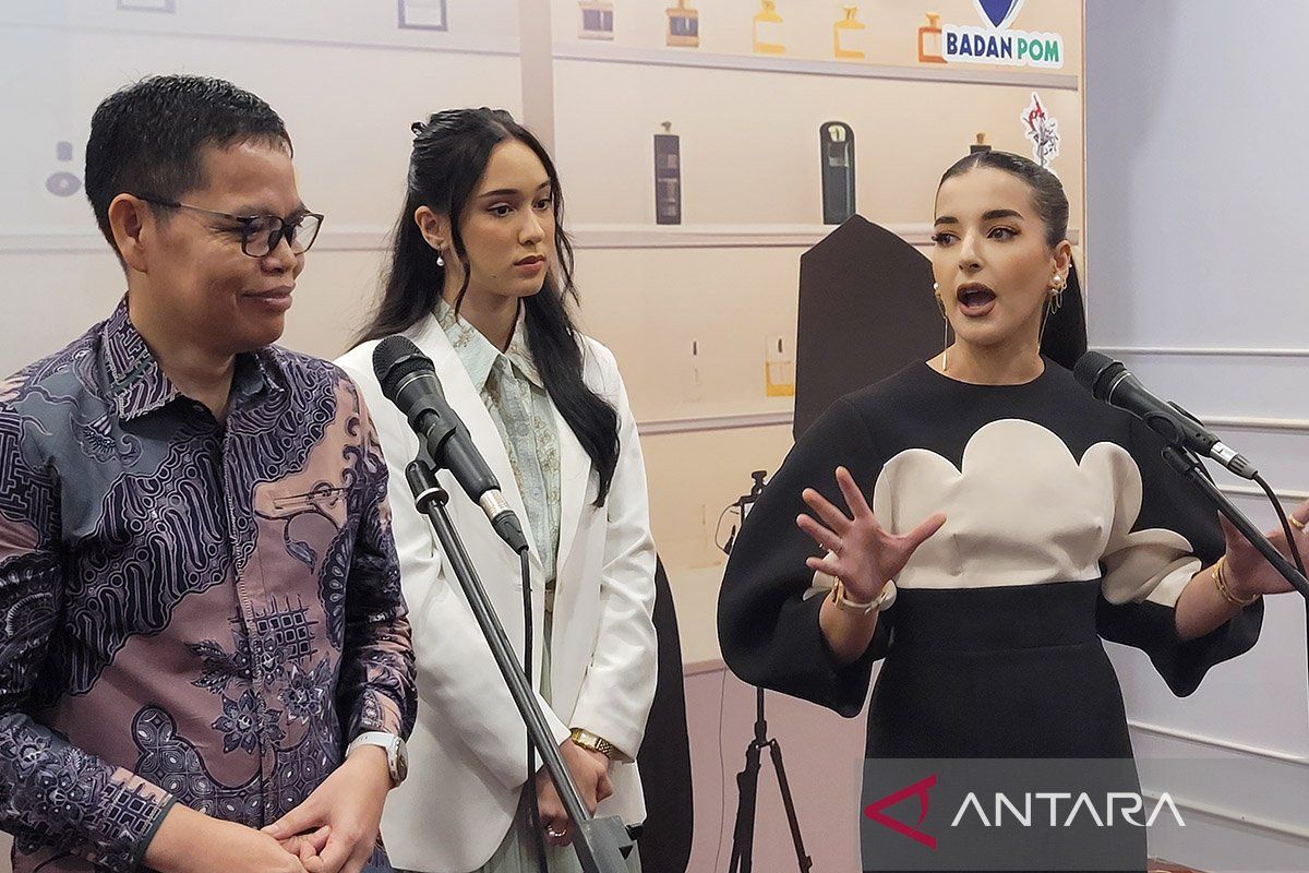 Tasya Farasya menyokong kampanye penyelenggaraan komoditas kosmetik berizin edar