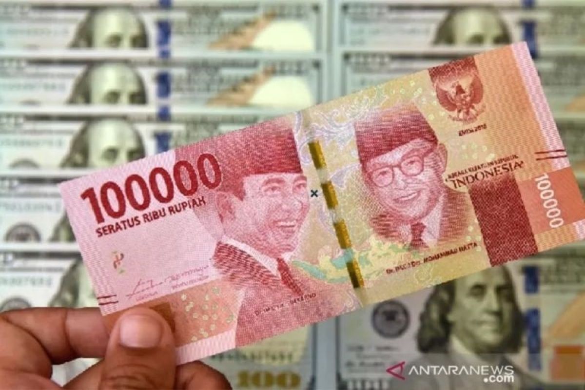 Rupiah menguat pada berada di membaiknya sentimen bursa pada aset berisiko