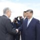 Presiden China Xi Jinping tiba pada Kazakhstan