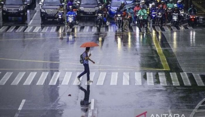 Sabtu, Ibukota diprediksi hujan pada siang hari