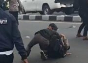 Polisi Dibanting Pendemo ketika Demo Ricuh ke Makassar, Pelaku Ditangkap